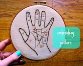 palmistry embroidery pattern