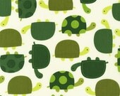 Large 14 x 16 Wet Bag Wetbag / Kaufman Urban Turtles Fabric / Perfect for Diapers / Gym / Swim / SEALED SEAMS and Snap Strap