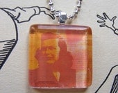 Jeanne Steps Out ... Glass Pendant Necklace