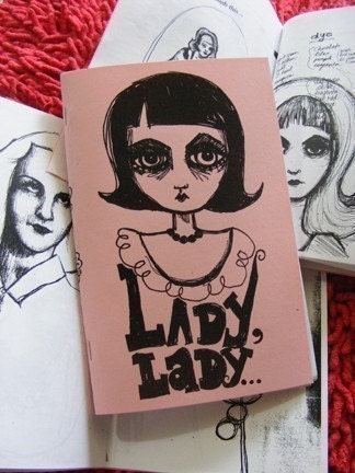 LADY LADY Zine Comic Diary Journal Thing