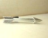 Silver Arrow Tie Bar