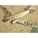 SALE Wanderlust Plane Necklace- Silver Plane Silver Chain