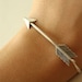 Silver Arrow BRACELET with Sterling Silver Chain