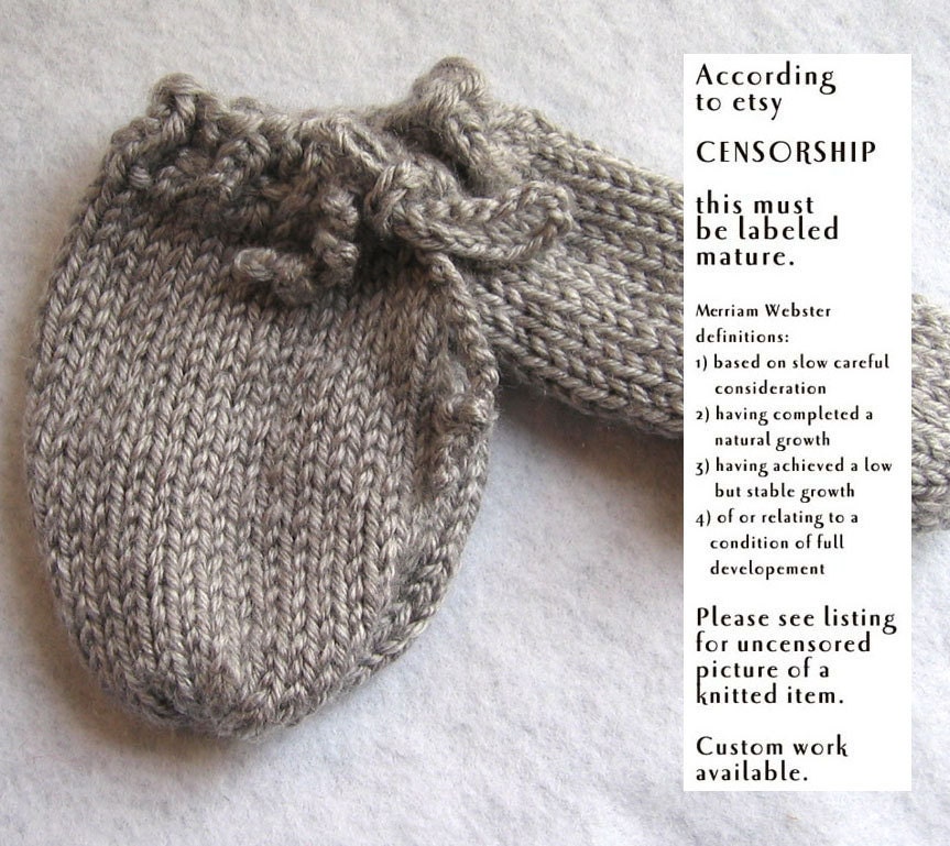 Willie Warmer - Hoodie - knitted accessory for men. mature