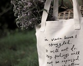 Mr. Darcy Proposal tote bag -  Jane Austen