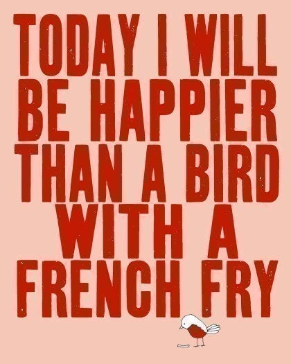 best selling quote bird print typography print - SO VERY HAPPY  (limited edition)