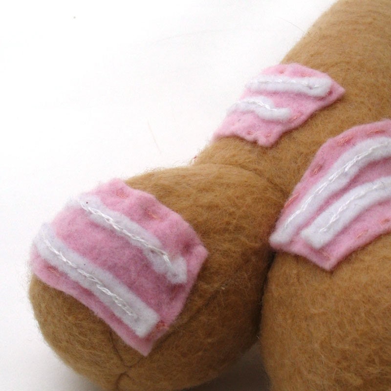 Custom Handjob Bacon Bits MATURE The Prick Cushion Penis Plushie