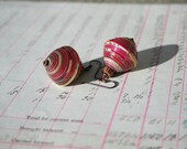 paper bead earrings