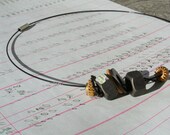 Gear and hex nut steampunk necklace