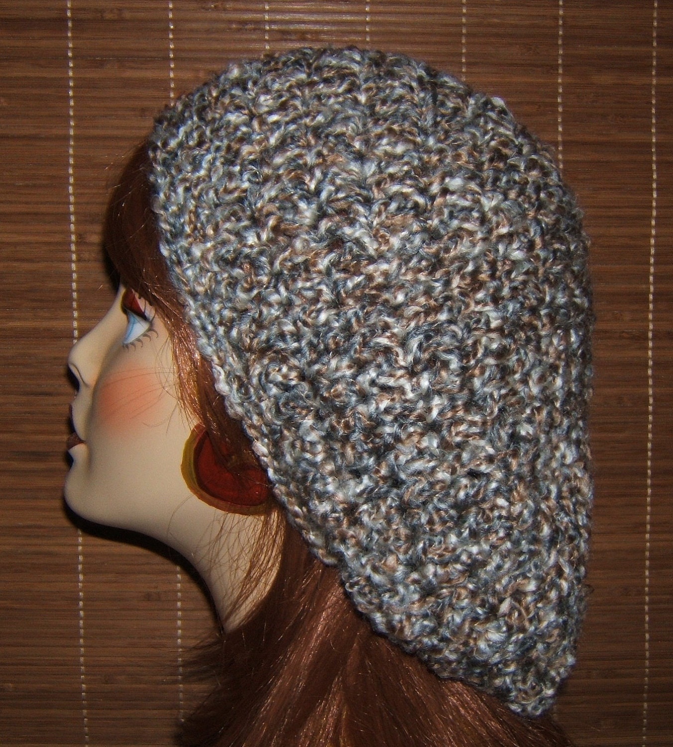 Sweet Soft Crochet Slouchy Beret "Shaker"