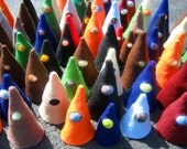 Set of 5 Colorful Gnomes