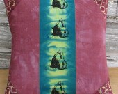Butterfly  hemp cushion cover