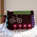 Wristlet Zipper Gadget Pouch Purse in Bicycles