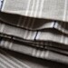 Linen\/cotton fabric - blue stripes