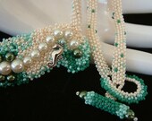 Mermaid Bubbles - Artisan Handmade Beaded Necklace
