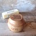 Butter Keeper Bell Nutmeg Bear
