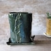 Windowsill Planter Deep Stoneware Bag in Blue Green
