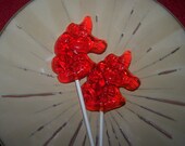 10 Unicorn Lollipop Sucker Whimsical Fantasy Party Favor