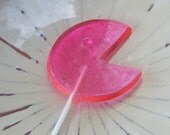8 Pacman Pac Man Lollipop Sucker Video Game Candy 80's Party Favor
