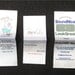 600 Custom Printed WHITE Satin - CARE-CONTENT-CPSIA Clothing Labels - Sewing Tags - UP TO 4 COLORS - Completely Washable - Heat Sealed edges - A USA Company
