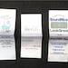 100 Custom Printed WHITE Satin Clothing Labels - Sewing Tags - SCREENPRINTED - Up to 4 Colors -  New Low Minimum - A USA Company