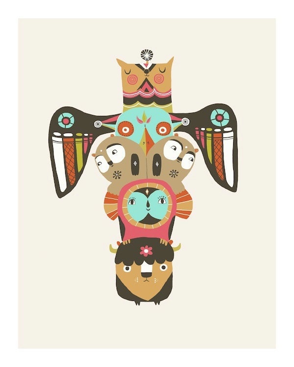 Totem Number 3 Print 8x10