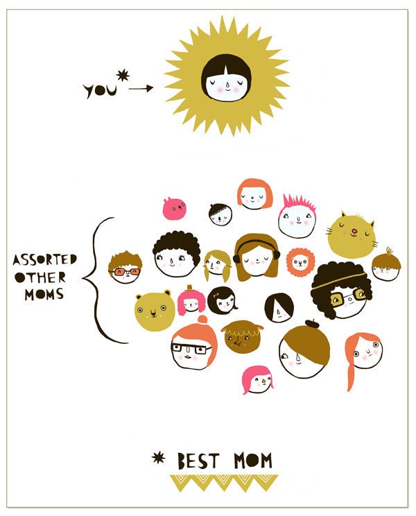 Best Mom Greeting Card
