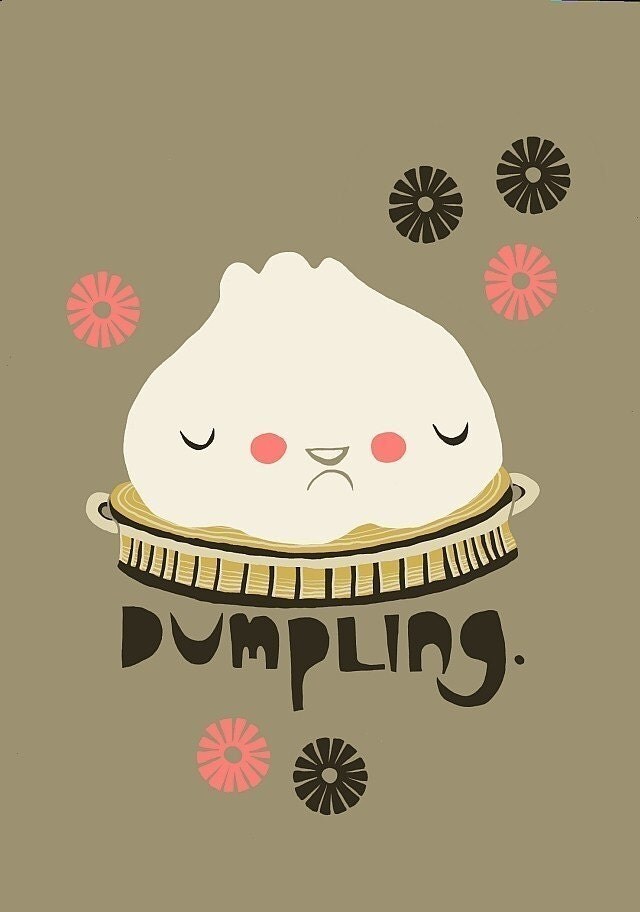 5x7 Print  - Dumpling