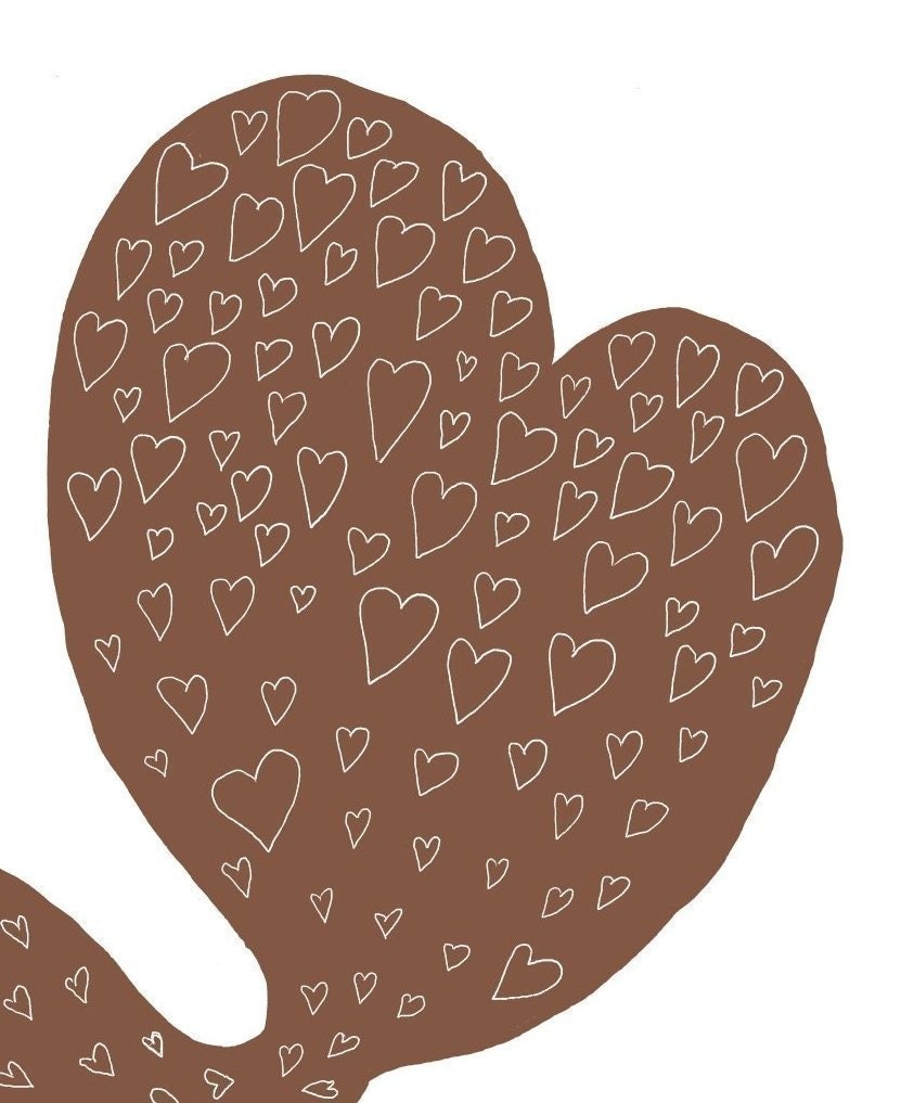 Beard Full Of Love - 5x7 print
