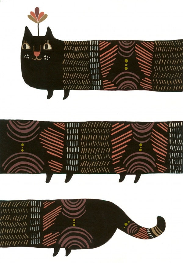 5x7 Print - Infinity Kitty