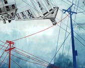 This Town Is Upside Down 13x19 large art print