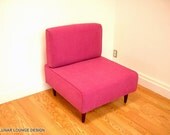 Bokz  Lounge Chair Eames Era Mid Century Classic Design PINK