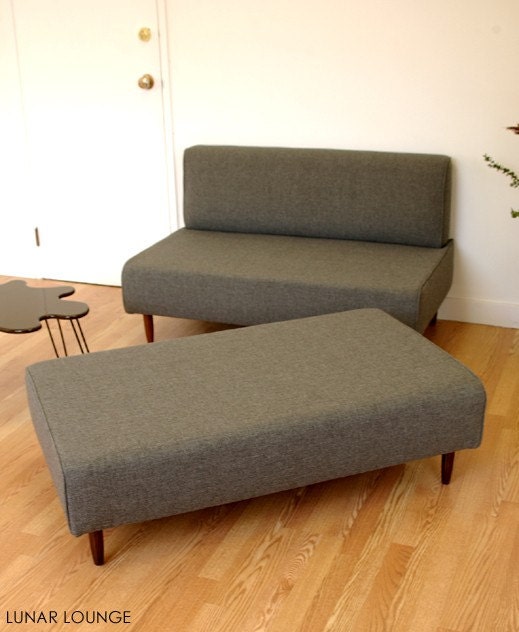 BOKZ  SOFA  SET - love seat and sofa bench   Mid Century Modern Design