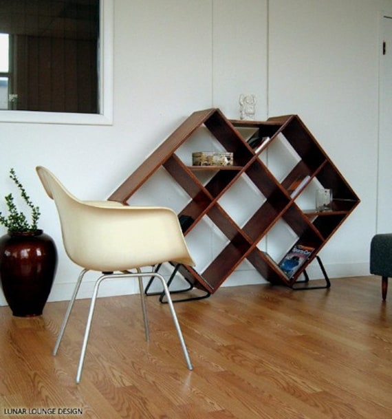 Argyle Shelving Unit  Mid Century Eames Era Furniture design