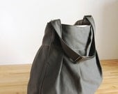 The Market Bag in Gunmetal Gray