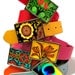Colorful Leather Belt for Buckle: Red, Yellow, Orange, Blue, Pink Belts