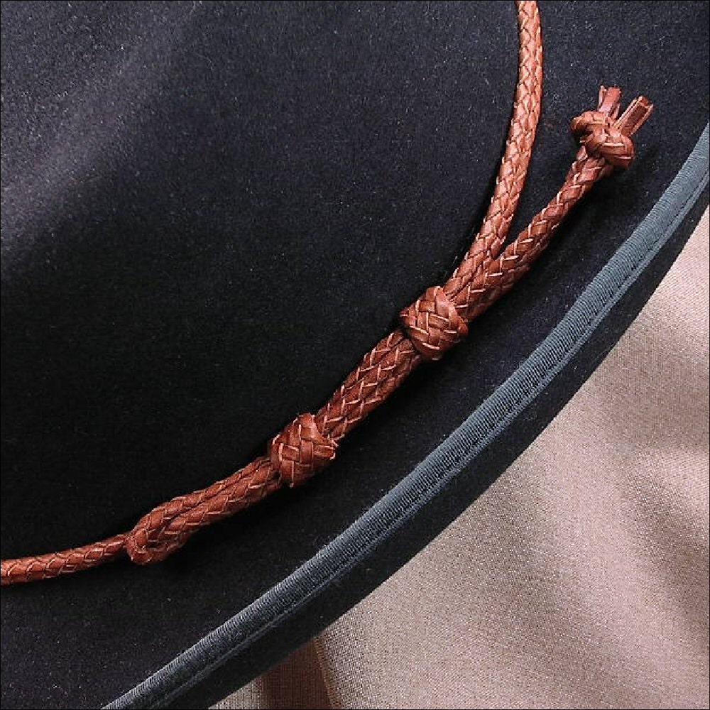 Items similar to Braided Leather Hat Band on Etsy