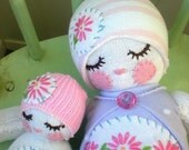 Mama and Baby Sock Dollies