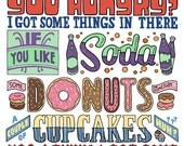 YO ADRIAN dessert quote from Rocky