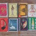 Vintage wooden match boxes