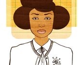 Yearbook Nancy (Portrait), 8X10 Art Print