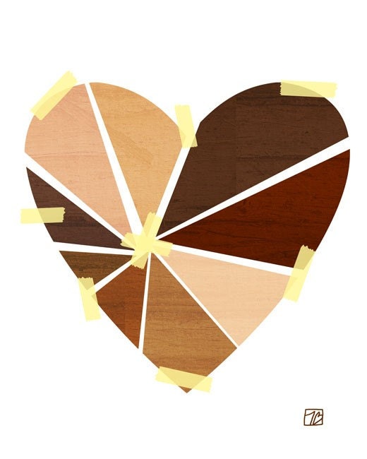 Mending Hearts, 8X10 Art Print