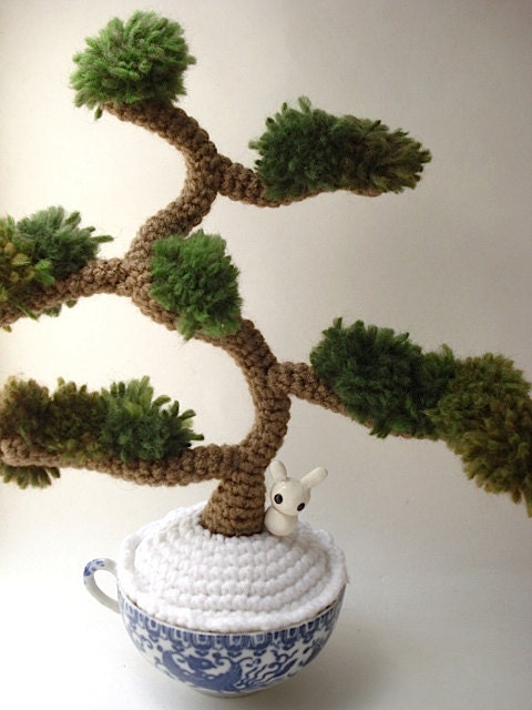 Winter Informal - Amigurumi Juniper Bonsai Tree