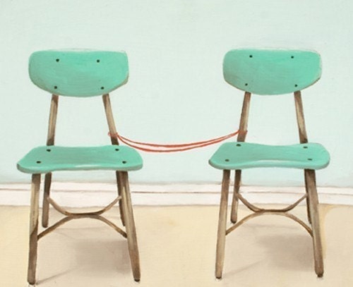 Chair Art // Art Print 8x10 // By Your Side