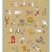 Alphabet - sky blue - 13 x 19 print by Marisa and Creative Thursday