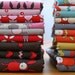 Ric Rac Rabbits - FABRIC BUNDLE- orange/aqua/citron/steel blue