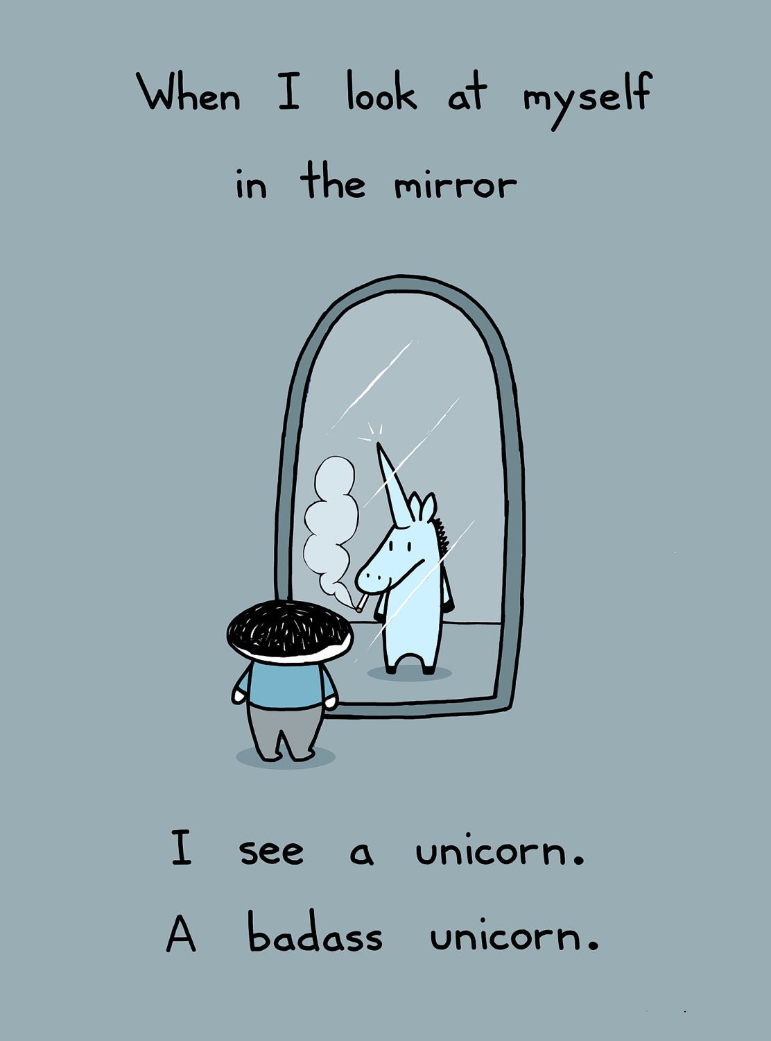 I'm a Unicorn 8.5x11 Art Print