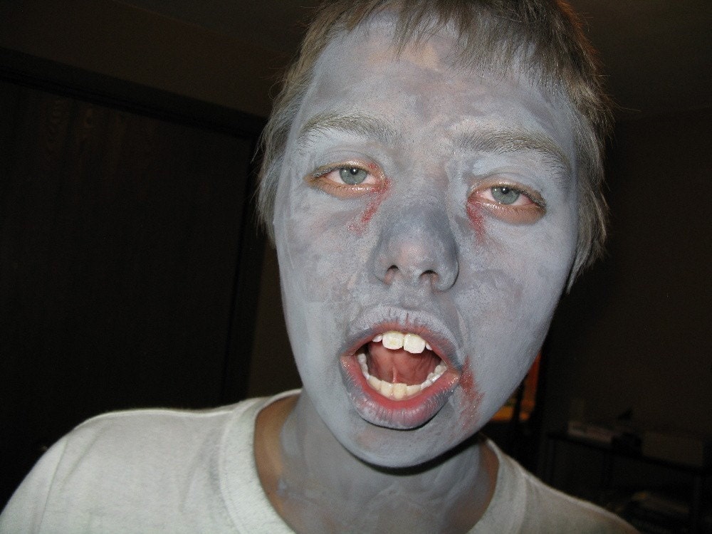 Zombie Vegan Makeup Kit Zombie Prom Stage and Halloween Non Toxic Safe for Kids Pink Quartz Minerals