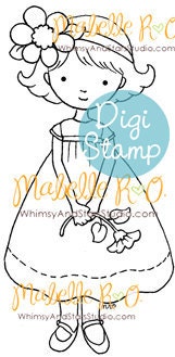 Digital Stamp: Amelie