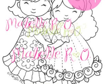 Digital Stamp: Best Friends